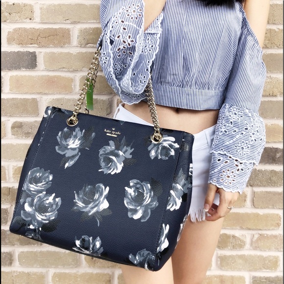 Gaby’sBags👜💕- NWT Kate Spade Floral Tote - Picture 2 of 8